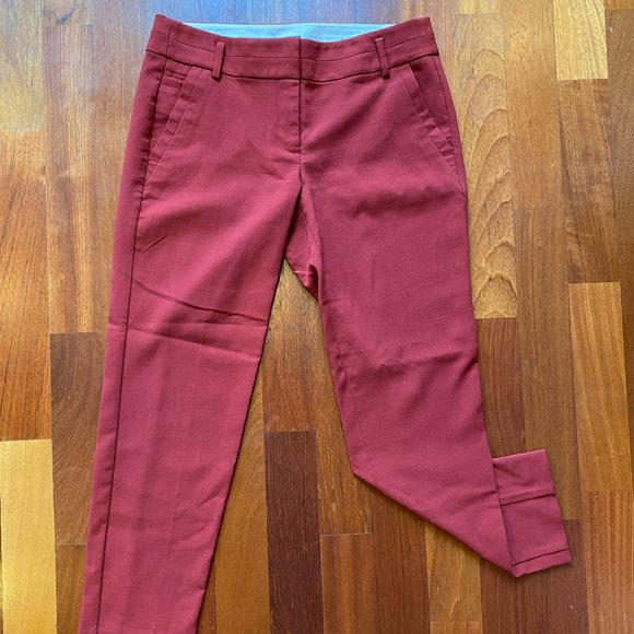 LOFT Berry Red "Marisa" Dress Pants, Size 6 - Picture 3 of 12